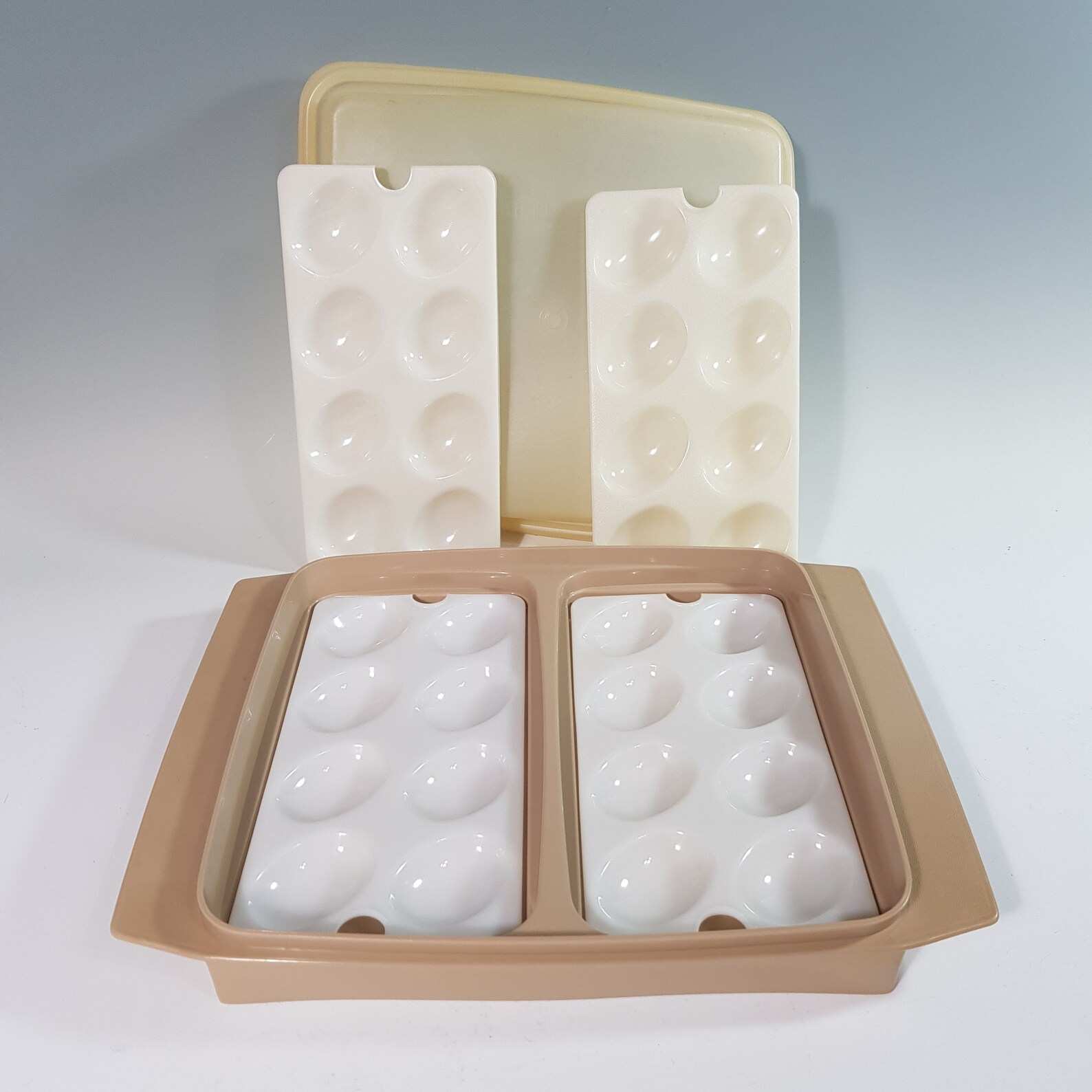Vintage Tupperware Deviled or Hardboiled Egg Storage Container Etsy