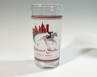 Belmont Stakes 2003 highball / julep glass like new 12 oz horse racing, triple crown