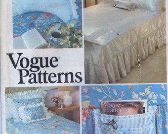 Vintage Vogue 2006 Bedding Pattern Uncut Sewing