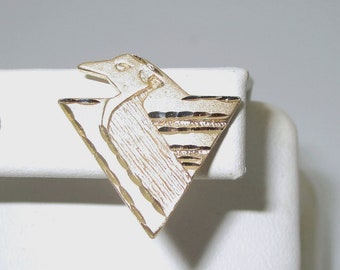 Retro Mens Hockey 14k Official NHL Tie Pin Pittsburgh Penguins Hockey League Lapel Pin Pens Ice Hockey Fans Solid Gold Sports Jewelry P022