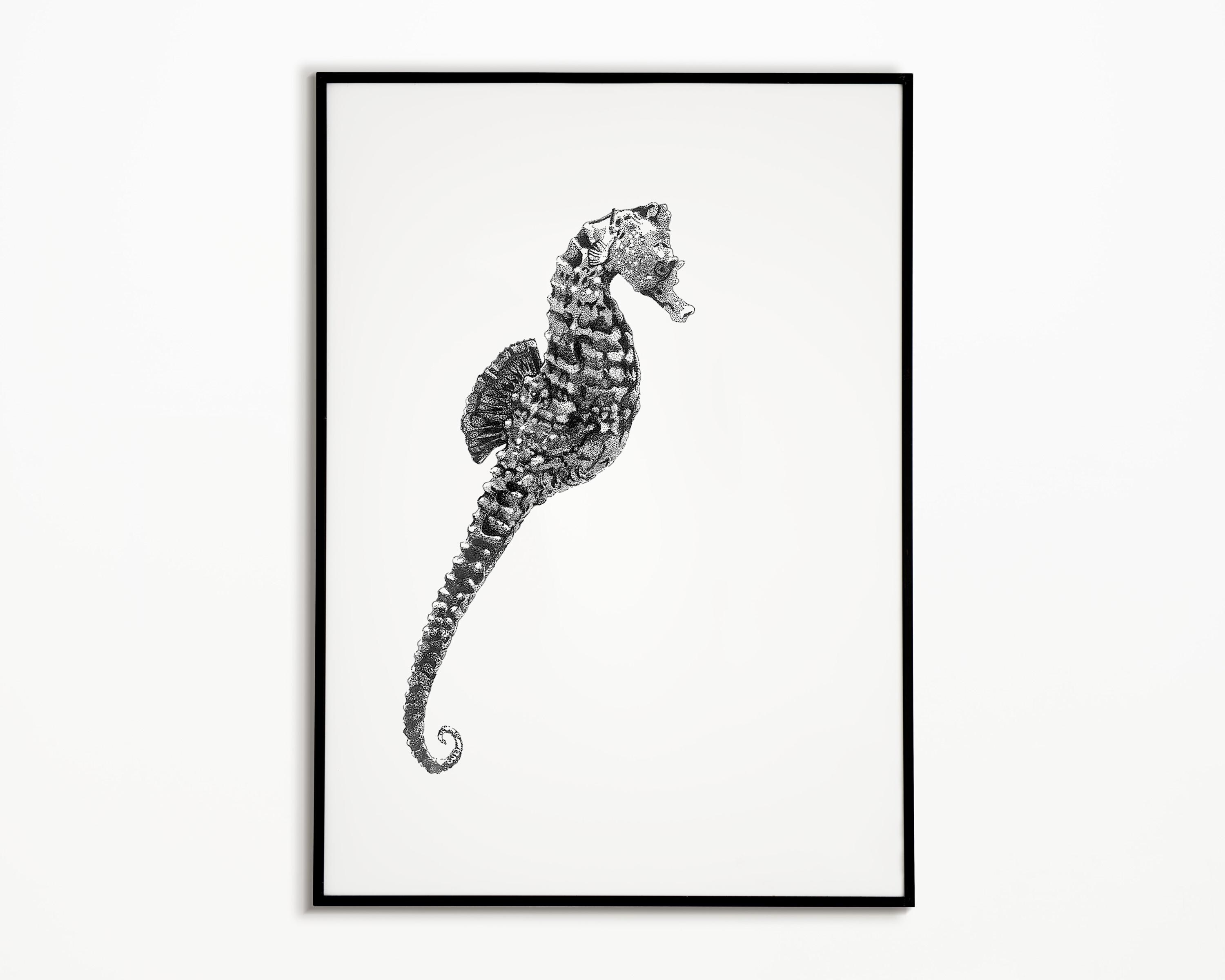 点描タツノオトシゴ - Etsy 日本