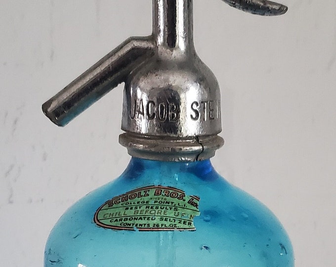 Antique Vintage Crystal Soda Water Company Scranton PA Seltzer Water