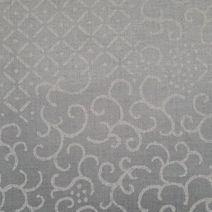 Stanley King Studios Fabric Luxury Cotton Chintz Fabric, Platinum/Silver  Contemporary Print Fabric, Drapery Upholstery Fabric