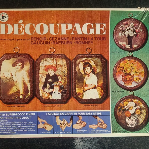 Decoupage Kit Etsy