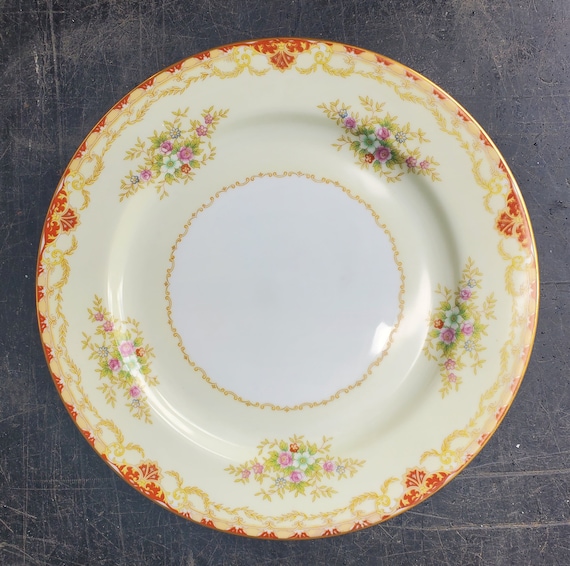 Vintage Noritake China Made in Japan, Set of 4 Dinner Plates