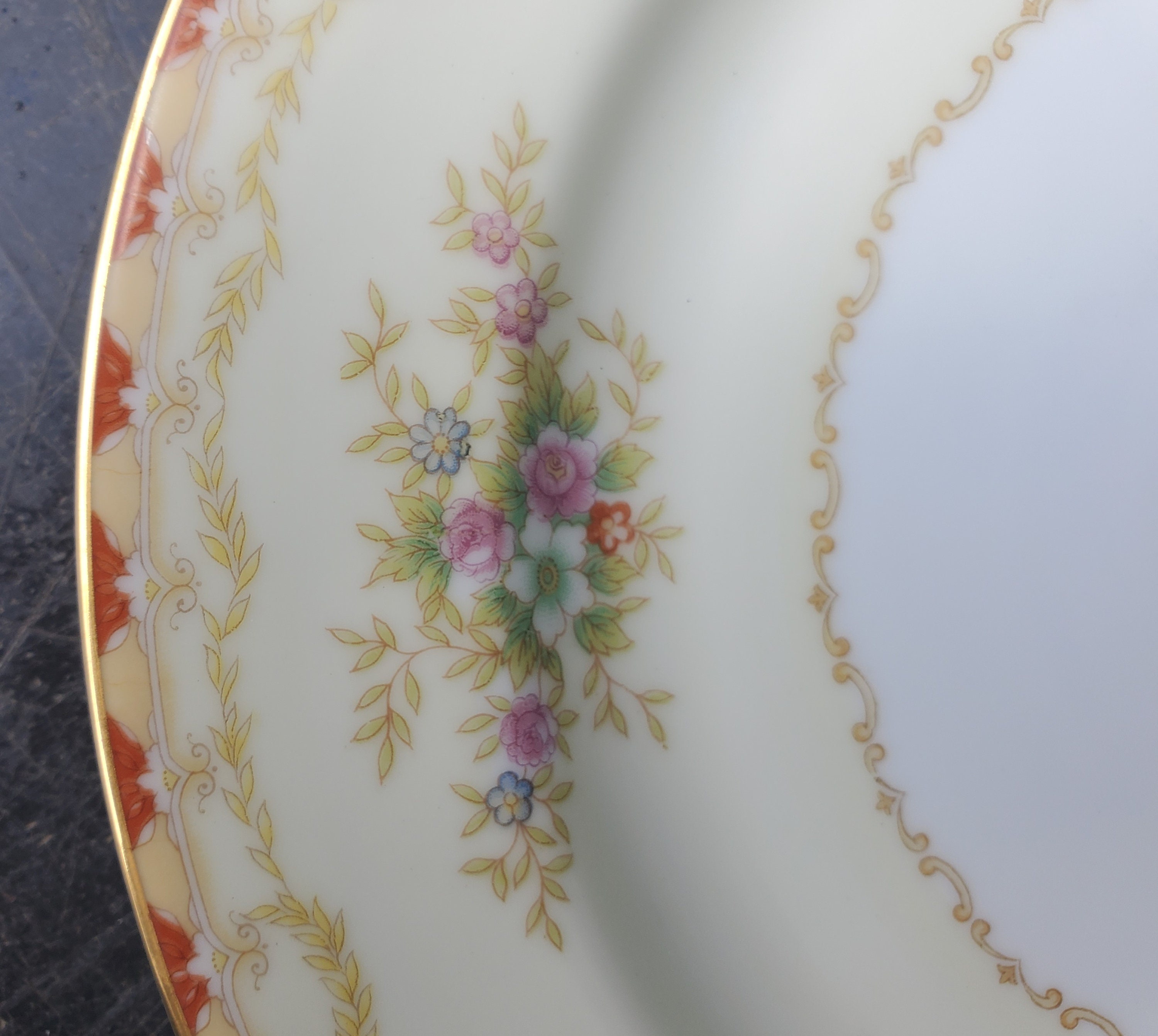 Vintage Noritake China Made in Japan, Set of 4 Dinner Plates