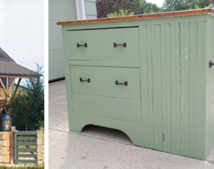 Large Antique Kitchen Island Farmhouse Cottage Etsy