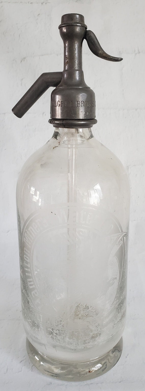 Hamilton Mineral Water Co Pilgram Bros Seltzer Siphon Hamilton Mineral Water Co Pilgram Bros Seltzer Siphon
