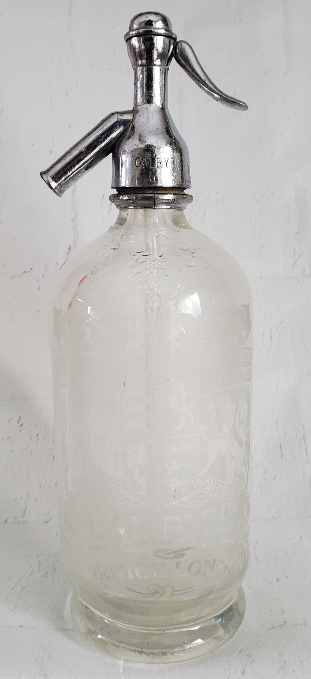 Antique Vintage Caley Ltd. Seltzer Bottle Soda Water Seltzer Water