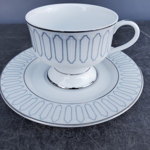 Patrician Profile Fine China Cup and Saucer Paul McCobb Jackson Internationale