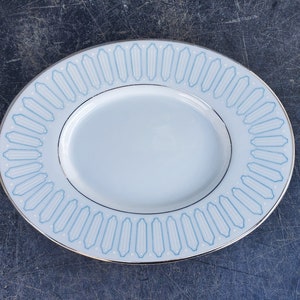 Patrician Profile Fine China Oval Serving Platter Paul McCobb Jackson Internationale