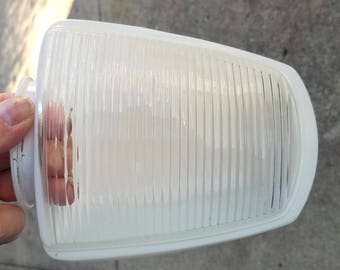 Vintage Frosted White Glass Globe Lavatory Bathroom Light, Vanity Shade, Globe, Bathroom Light, Wall Sconce, Wall Light, Porch Light