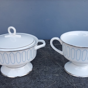 Patrician Profile Fine China Cream and Sugar Set Paul McCobb Jackson Internationale