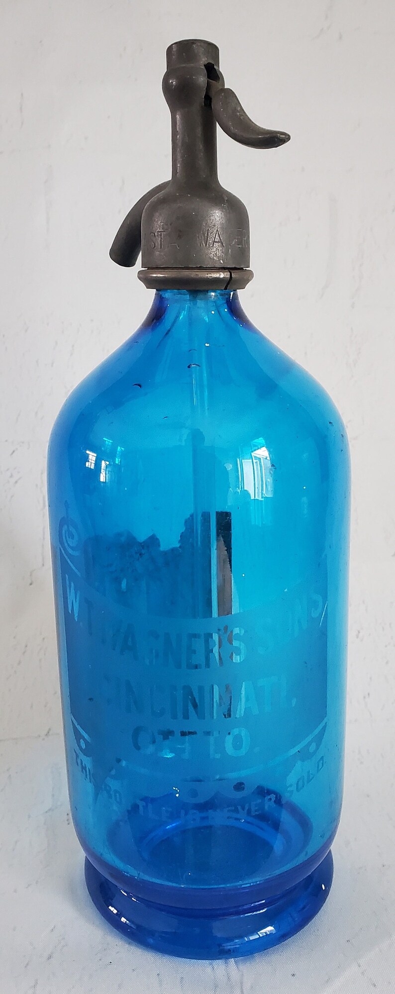 Antique Vintage W.T. Wagner's Son's Seltzer Bottle Etsy