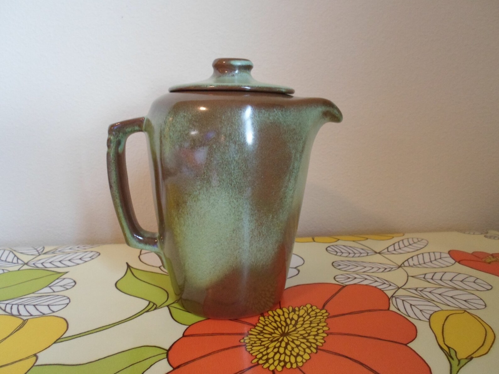 Vintage St. Frankoma Pottery small teapot and lid. A great Etsy