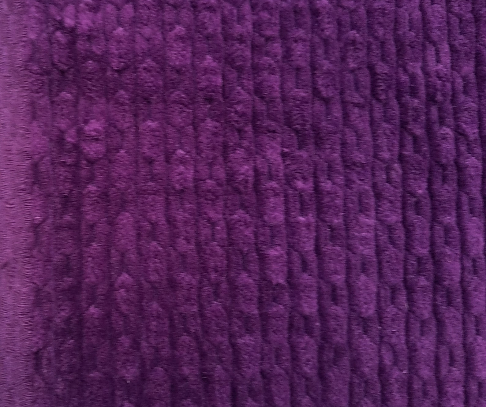 Vintage Purple Velvet Upholstery Fabric Velvet Striped Etsy