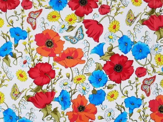 トップス POPPY Floral patterns see-through Floral patterns see-through tops