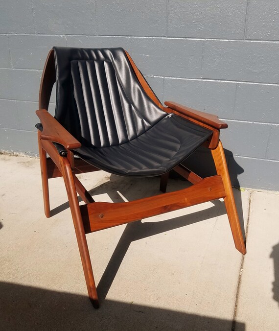 Jerry Johnson Walnut Sling Chair Triumph 1 By Etsy