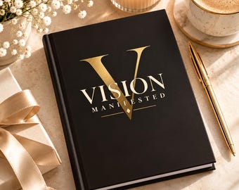 Vision Manifested | Luxury Hardcover Journal Gift for Her
