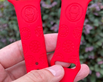 Iron Man Reactor Engraved Silicone band, compatible with Samsung Galaxy Watch for All Series