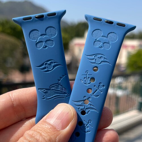 Disney Cruise Laser Engraved Apple Watch Band Personalized Etsy