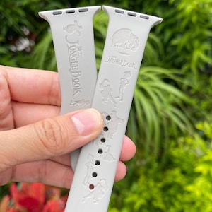The Jungle Book mowgli Apple Watch Band - 38mm 40mm 42mm 44mm 41mm 45mm 49mm, personalized laser engraved Apple Watch Strap for all Series