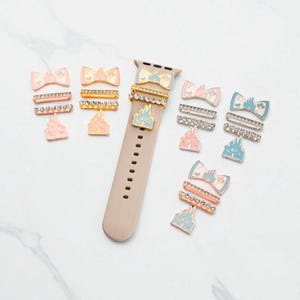 Disney Theme Park Inspired Castle Magic Kingdom Apple Watch Charms, Watch Stud, Watch Band Jewellery, Apple, Fitbit, Samsung watch Charm