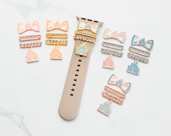 Disney Theme Park Inspired Castle Magic Kingdom Apple Watch Charms, Watch Stud, Watch Band Jewellery, Apple, Fitbit, Samsung watch Charm