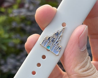 Disney theme park Castle Apple Watch Charms, disney castle Stud, Watch Band Jewellery, Apple Watch, Samsung Strap Charm