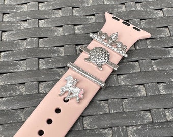 Disney Theme Park Inspired EPCOT Cinderella Carousel Apple Watch Charms, Watch Stud Watch Band Jewellery, Apple, Fitbit, Samsung watch Charm