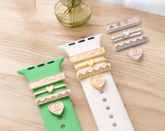 Disney Themenpark inspiriert Apple Watch Charms, Uhr Stud Armband Schmuck, Apple, Fitbit, Samsung Uhr Anhänger
