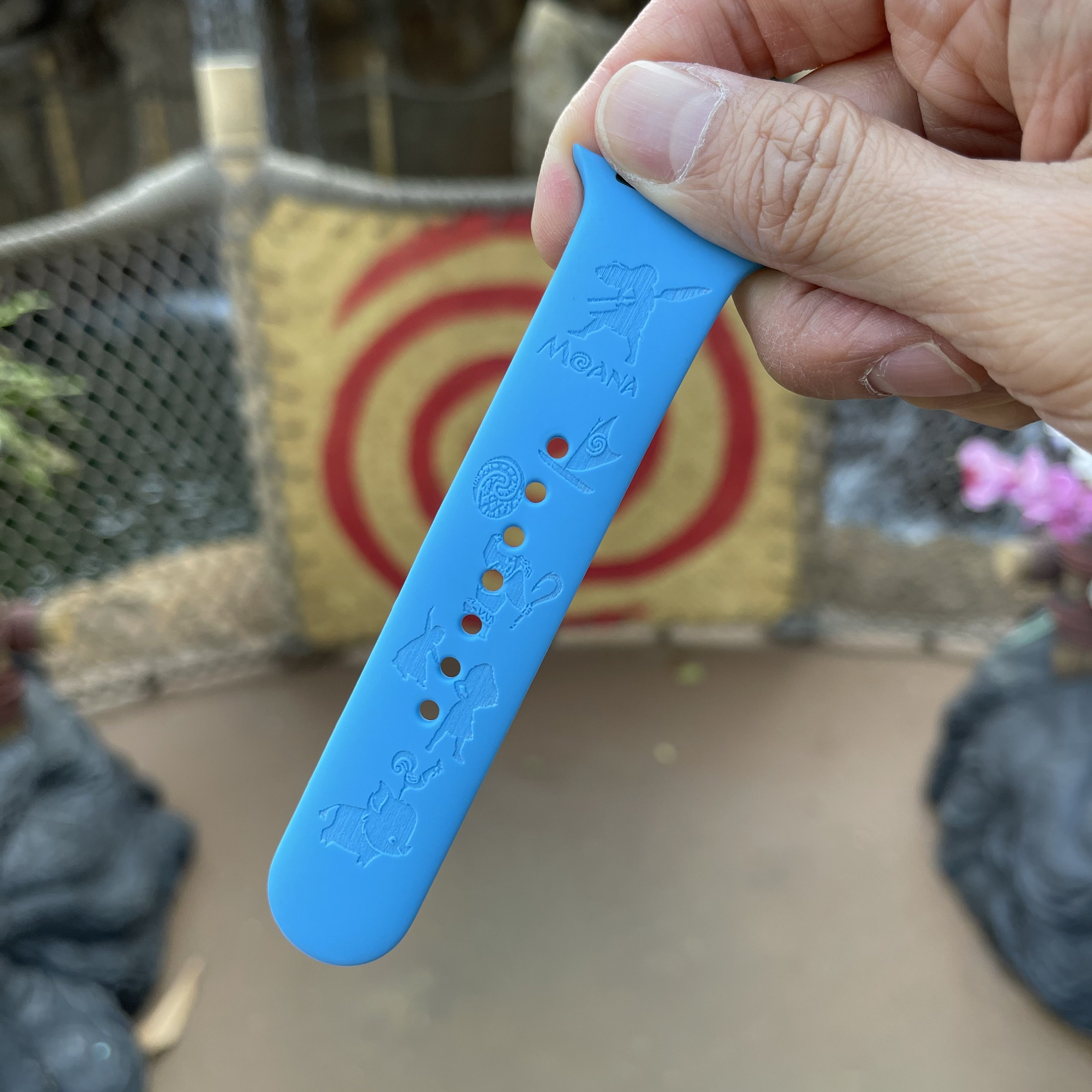 【Disney】US Disney Parks モアナと伝説の海 Apple Watchバンド DLR - D-Tech Apple Watch Band - Disney Princess Moana