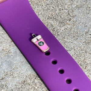 Disney theme park snack Apple Watch Charms, Mickey Mouse Smoothie drink Stud, Watch Band Jewellery, Apple Watch, Samsung Strap Charm [C-010]