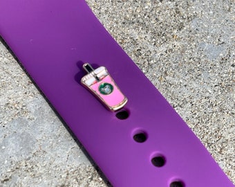 Disney theme park snack Apple Watch Charms, Mickey Mouse Smoothie drink Stud, Watch Band Jewellery, Apple Watch, Samsung Strap Charm [C-010]