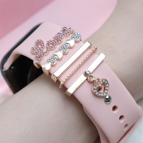 Diamond Love & Hearts Apple Watch Charms: Samsung / Fitbit  display picture 3