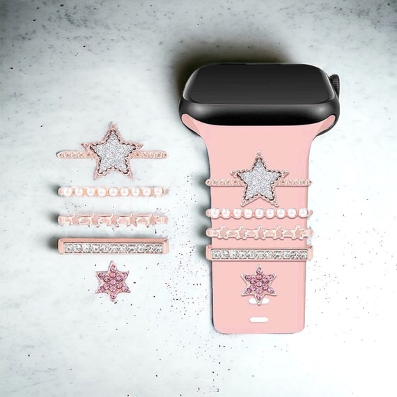 Rose Gold Star Apple Watch Charms: Diamond Samsung Galaxy  display picture 3