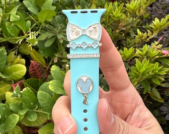 Disney Theme Park Inspired Mickey Mouse Balloon Apple Watch Charms, Watch Stud, Watch Band Jewellery, Apple, Fitbit, Samsung watch Charm