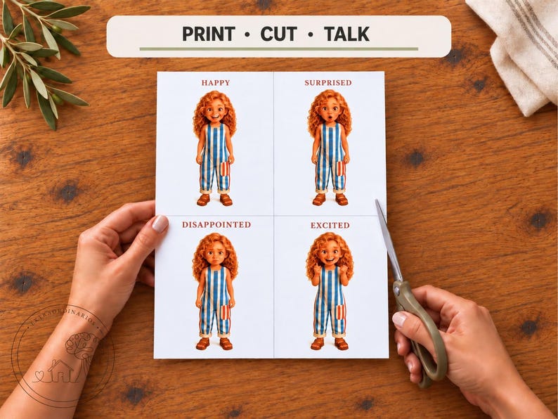 English Feelings Cards for Kids: 12 Emotion Flashcards and Poster ...