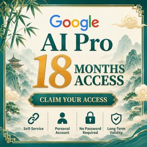 Google AI Pro 18-Month Subscription | 5TB Cloud Storage (Digital Download)