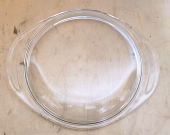 Vintage Pyrex Lid 682 C16 Round With Tab Handles On Sides 6.25 Inch