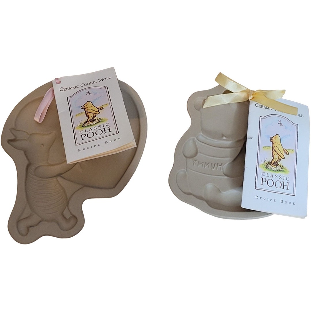 Vintage Classic Pooh Ceramic Cookie Mold Piglet Brown Bag Etsy