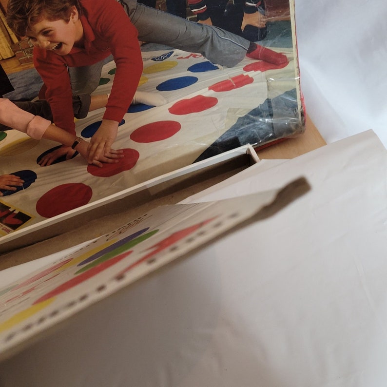 Vintage 1986 Twister Game Box Spinner Mat Instructions Played - Etsy