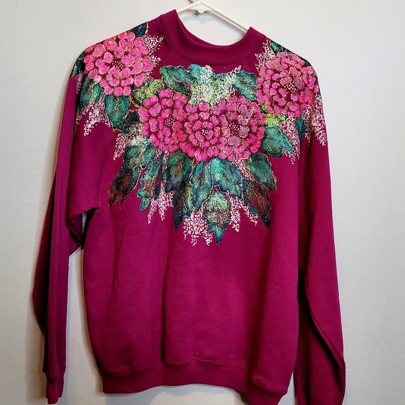 Painted Print Sweatshirt main image 1