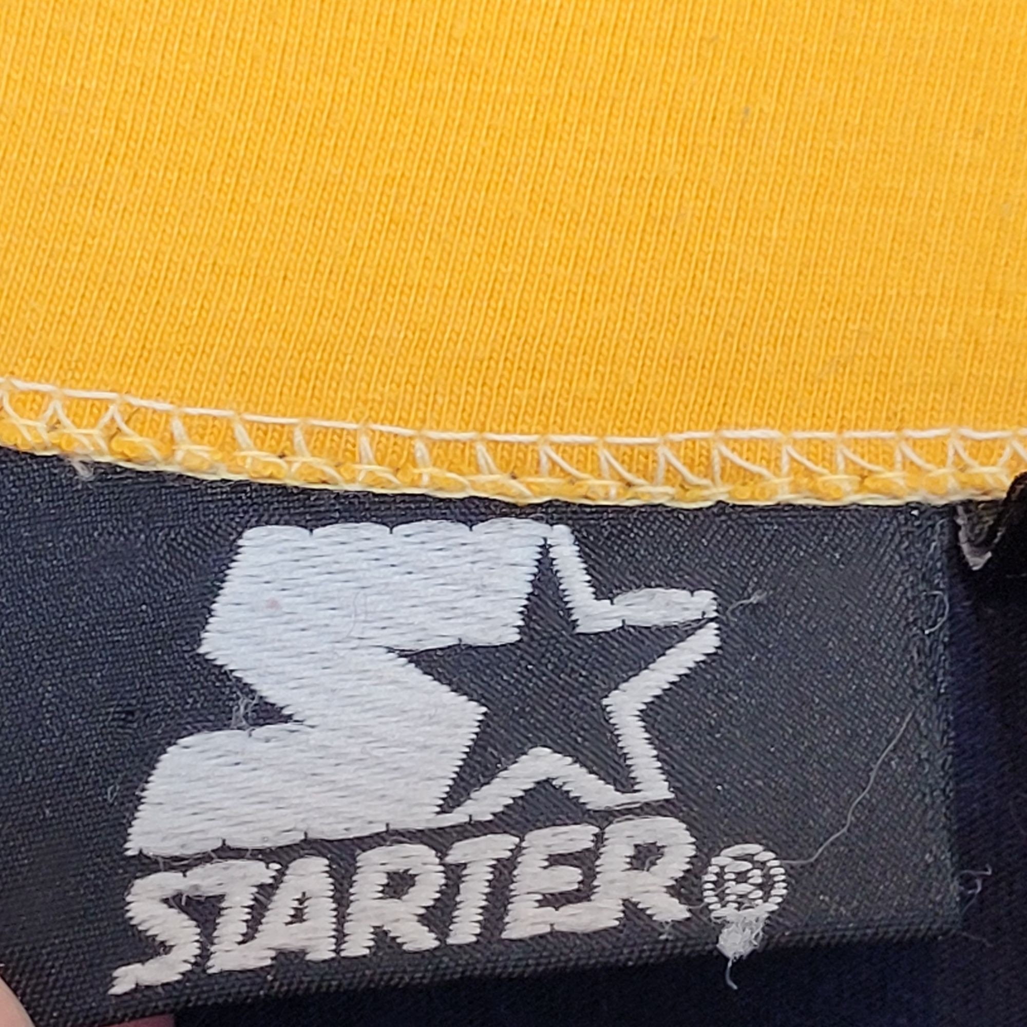 スターター ベースボールジャージシャツ ネイビー イエロー 長袖 L