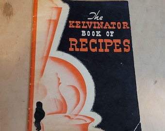 Vintage Kochbuch Kelvinator Rezeptbuch Taschenbuch Pamphlet 1940er 50er Jahre