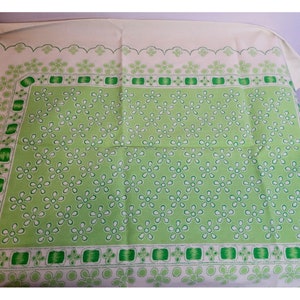 Vintage Pillow Case Single Standard Fashion Manor Percale JCPenney Green 30x20