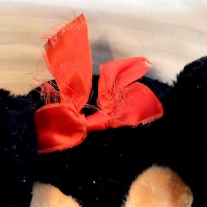 Vintage Minnie Mouse Plush 11 Inches 60s 70s Retro Red Dress Pinafore image 3