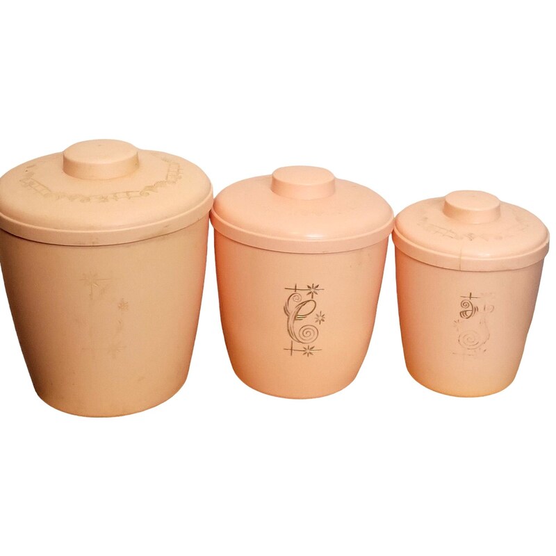Pink Canisters - Etsy