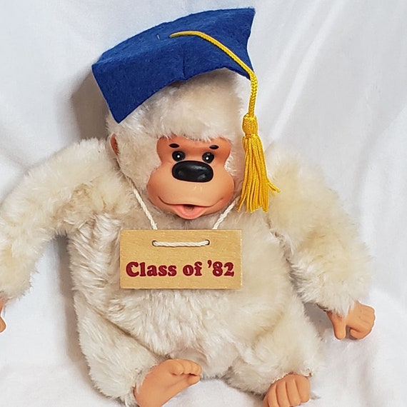 Russ Gonga Gorilla Thumb Sucker 1982 Graduation Plush Vintage 8