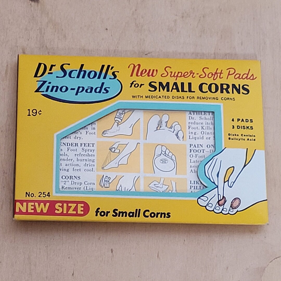 Buy Vintage Dr Scholl's Zino-pads Ladies Size Small Corns Folded Envelope  Pkg 1963 Online in India